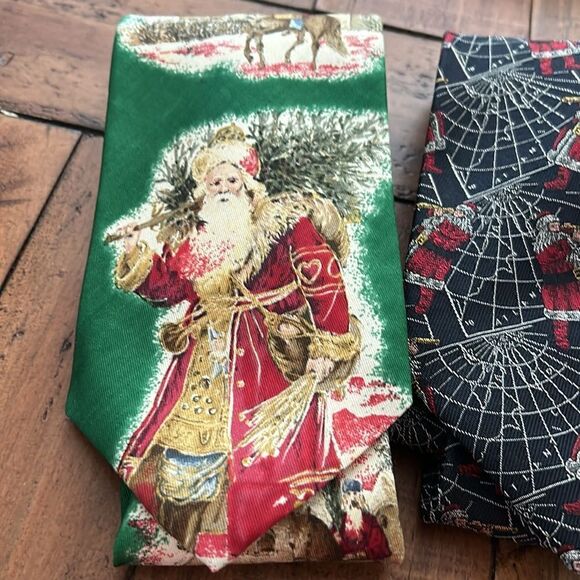 Robert Talbott Christmas holiday silk ties - Picture 2 of 13